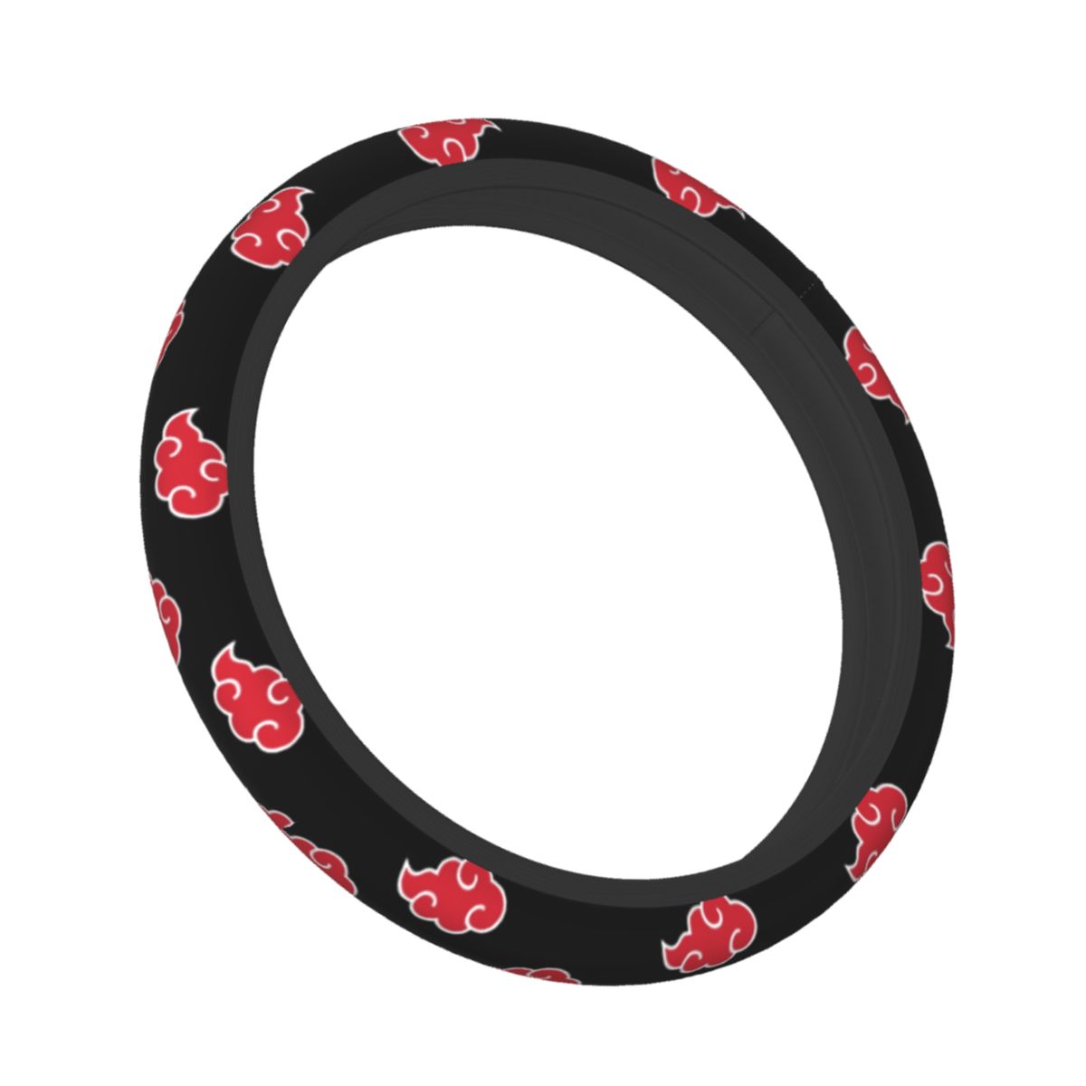 38cm Akatsuki Neji Konoha Auto Car Steering Wheel Cover Red Cloud Uchiha Itachi Sasuke Universal Steering Wheel Protector, everythinganimee