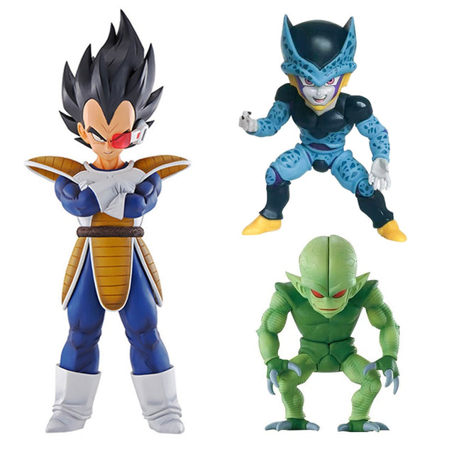 24cm Anime Dragon Ball Figure Vegeta Saibaiman Bule Saru Action Figural PVC Model Desktop Decoration Children Birthday Gifts Toy, everythinganimee