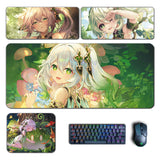 Nahida Mouse Pad Genshin Impact Mousepad Lesser Lord Kusanali Keyboard Padding Computer Pad Anime PC Gaming Accessories Desk Mat, everythinganimee