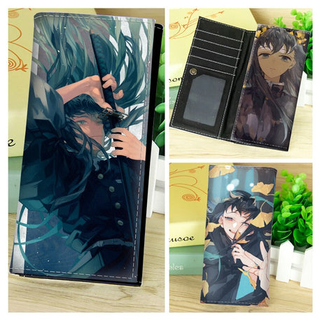 Anime Long Wallet Genshin Impact Lumine Aether Jean Gunnhildr PU Leather Purse Long Clutch, everythinganimee