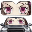 ゴーストスレイヤー Anime Front Windshieled Sunshade for Car Kamado Nezuko Print Auto Visor Shield Cover Vehicle Sun Shades Fit Most Cars, everythinganimee