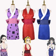 Anime Demon Slayers Suma Hinatsuru Makio Cosplay Costume Uzui Tengen Wives Dress Uniform Set Halloween Carnival Clothes