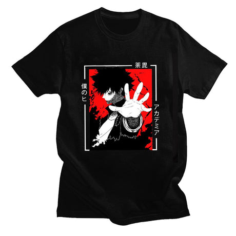 My Hero Academia T Shirt Japanese Anime Himiko Toga Graphic T-shirt Kawaii Cartoon Tshirt Streetwear Summer Cotton Short Sleeve, everythinganimee