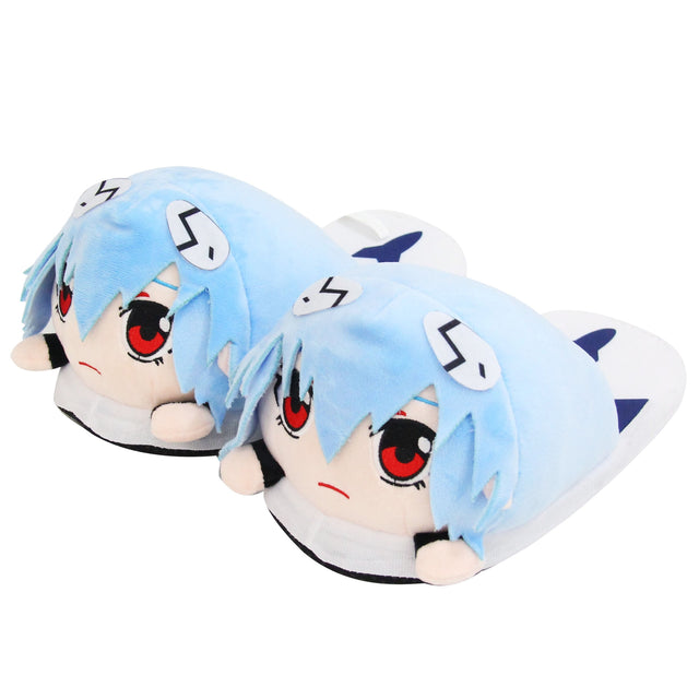 Wear the cutest slippers ever, Our Rei Ayanami Slippers are to die for! |  If you are looking for more Neon Genesis Evangelion Merch, We have it all! | Check out all our Anime Merch now! 