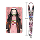 New Anime Demon Slayer Lanyards for Key Neck Strap For Card Badge Gym Key Chain Lanyard Key Holder DIY Hang Rope Keychain