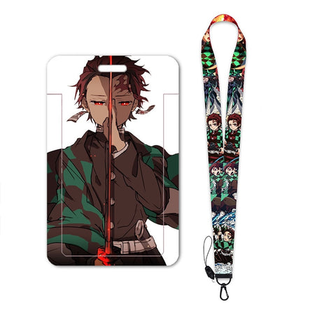 New Anime Demon Slayer Lanyards for Key Neck Strap For Card Badge Gym Key Chain Lanyard Key Holder DIY Hang Rope Keychain