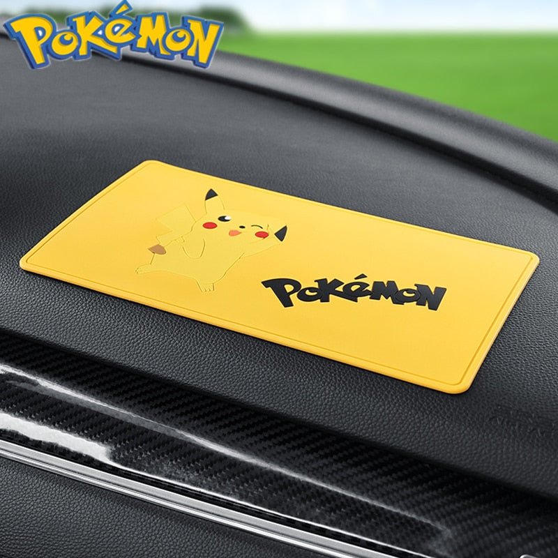 Pokemon car center console dashboard anti-slip mat Pikachu decorative phone key pad Christmas gifts around Japan anime, everythinganimee