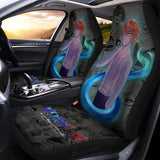 Tokyo Ghoul Rize Kamishiro Car Seat Covers Anime Car Accessories,Pack of 2 Universal Front Seat Protective Cover, everythinganimee