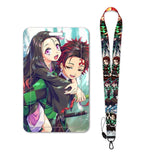 New Anime Demon Slayer Lanyards for Key Neck Strap For Card Badge Gym Key Chain Lanyard Key Holder DIY Hang Rope Keychain