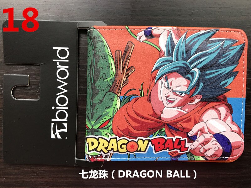 Dragon Ball PU Cartoon Wallet Personalized Fashion Collection Gifts Teenage Students Boys Girls Short Coin Purse Birthday Gift,everythinganimee