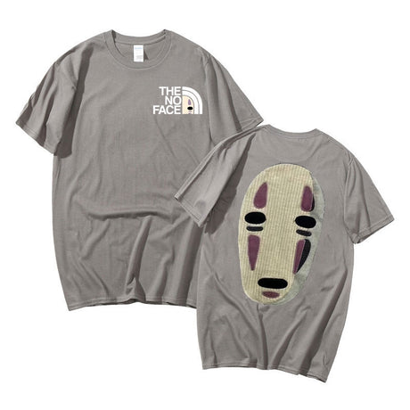 Japanese Anime No Face Man Graphic Printed T-shirts 90s Unisex Manga Tshirt Men Women Summer Fashion Casual Oversized T Shirts, everything animee