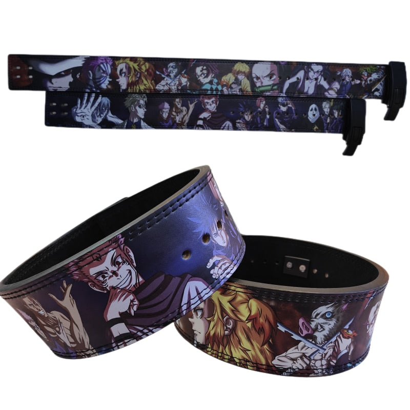 Demon Slayer-Inspired Weight Lifting Lever Belt - Unleash Your Inner Demon Slayer