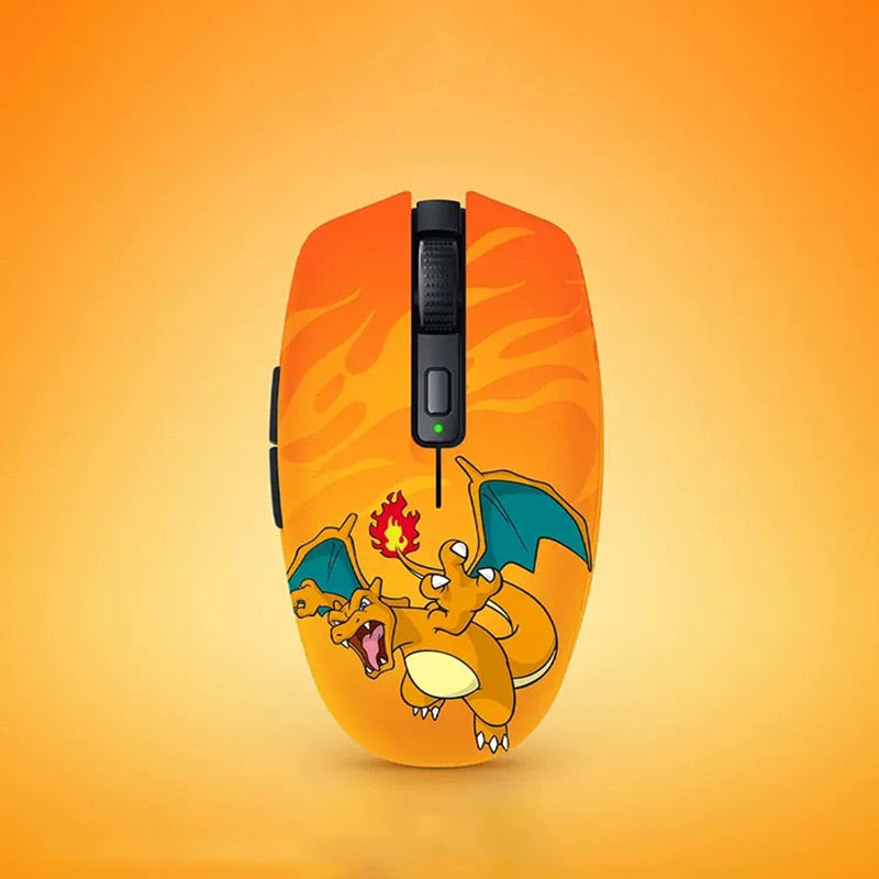 Razer Pokemon Charizard Limited Edition Orochi V2 Wireless Mouse Ultra Lightweight 2 Wireless Modes 18K DPI Optical Sensor, everythinganimee