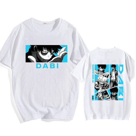 Japanese Anime My Hero Academia T Shirt Deku Print T-shirts Summer Katsuki Bakugou Graphic Tshirt Cartoon Harajuku Unisex Tops, everythinganimee