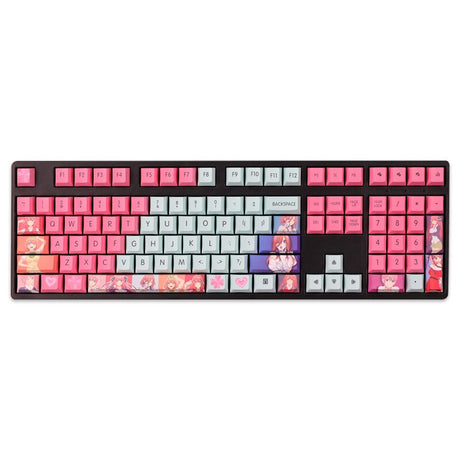 108 Keys/set PBT Dye Subbed Keycaps Cartoon Anime Gaming Key Caps Cherry Profile Keycap For The Quintessential Quintuplets, everythinganimme