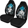 Car Seat Cover Cool Anime Dragon Ball Z Cartoon Design 2pcs Set Universal Cushion Covers Fit Most Vehicle SUV Van Trucks Interior Accessories, everythinganimee