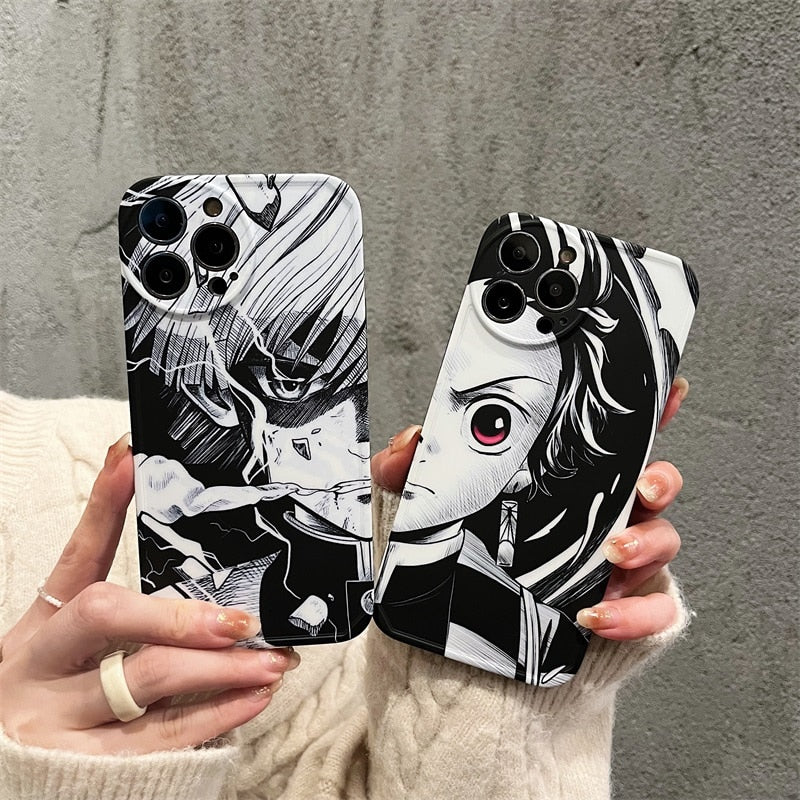 Demon Slayer phone cases - Show off your love for the hit anime series with our high-quality, durable cases designed for iPhone 13, 12, 11, Pro Max, X, XR, XS & more. Perfect for fans & collectors