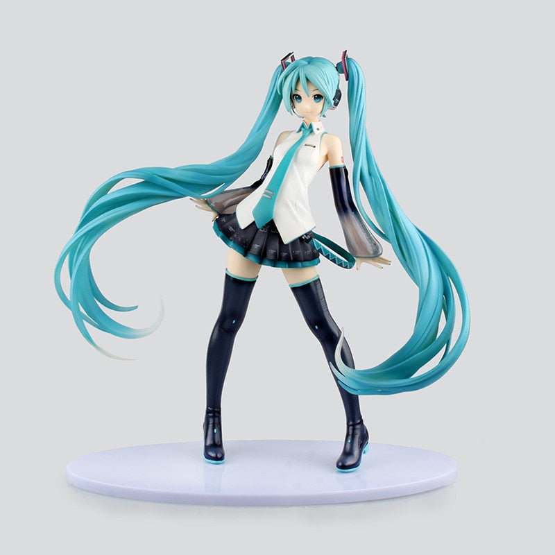 Anime Hatsune Miku Model Dolls Figurines Kawaii Oversize Standing Dolls Pvc Action Figure Collectible Model Toys Birthday Gifts, everythinganimee