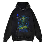 2023 Unisex Oversized Black Hoodies Tops Men Retro Anime Graphics Printed Hoodie Sweatshirts Male Long Sleeve Washed Pullover, everythinganimee