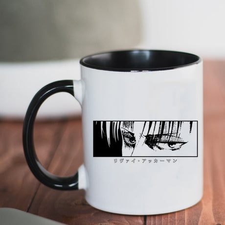 New Attack on Titan Mug 11oz Creative Ceramic Cartoon Anime Coffee Mugs Tea Cups Boy Friends Husband Birthday Gift, everythinganimee