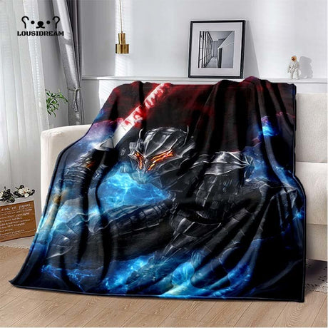 Calssic Comics Berserk Anime Throw Blanket Berserk Soft Flannel Thin Blankets for Bed Sofa Cover Bedspread Home Decor, everythinganimee