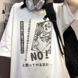 Japanese Anime Women T Shirt Jojo Bizarre Adventure Jolyne Cujoh Print Short Sleeve T-shirt Female Casual Loose Unisex Clothing, everythinganimee