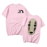 Japanese Anime No Face Man Graphic Printed T-shirts 90s Unisex Manga Tshirt Men Women Summer Fashion Casual Oversized T Shirts, everything animee