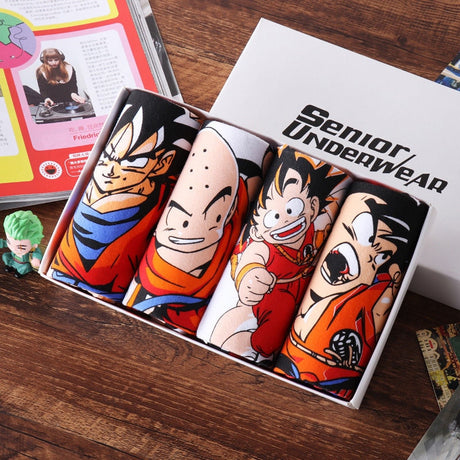 Dragon ball Z, One Piece & Naruto underwear animation personality trend underwear kawaii underwear , everythinganimee