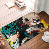 My Hero Academia Adventure Anime Non-slip Doormat Bakugo And Deku Bath Bedroom Mat Welcome Carpet Indoor Pattern Decor, everythinganimee