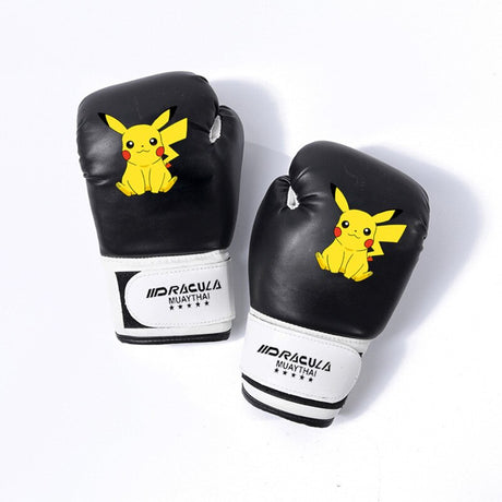 Pokemon Children's Boxing Gloves 3-13 Years Old Kid Practice Breathable Sanda Fight Training Equipment Anime Peripheral Toy Gift, everythinganimee