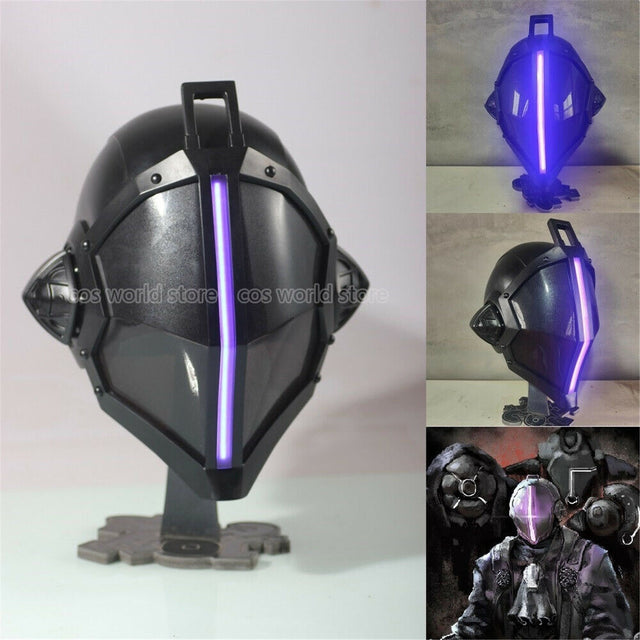 Made in Abyss Bondrewd Cosplay Touch switch LED light Mask Men Acrylic Helmet Masks Halloween Masquerade Carnival Headgear Mask, everythinganimee