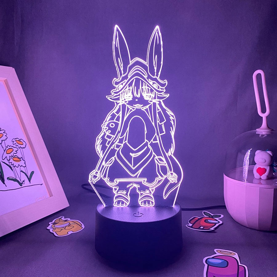 Made in Abyss Nanachi 3D LED Neon Lights