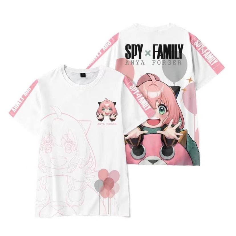 Get the latest 2023 trending Sweet Harajuku Spy X Family 3D Printed T-Shirt in various colors and sizes for Men and Women. Stand out in style with the popular anime kawaii girl Anya Forger design. Shop now!