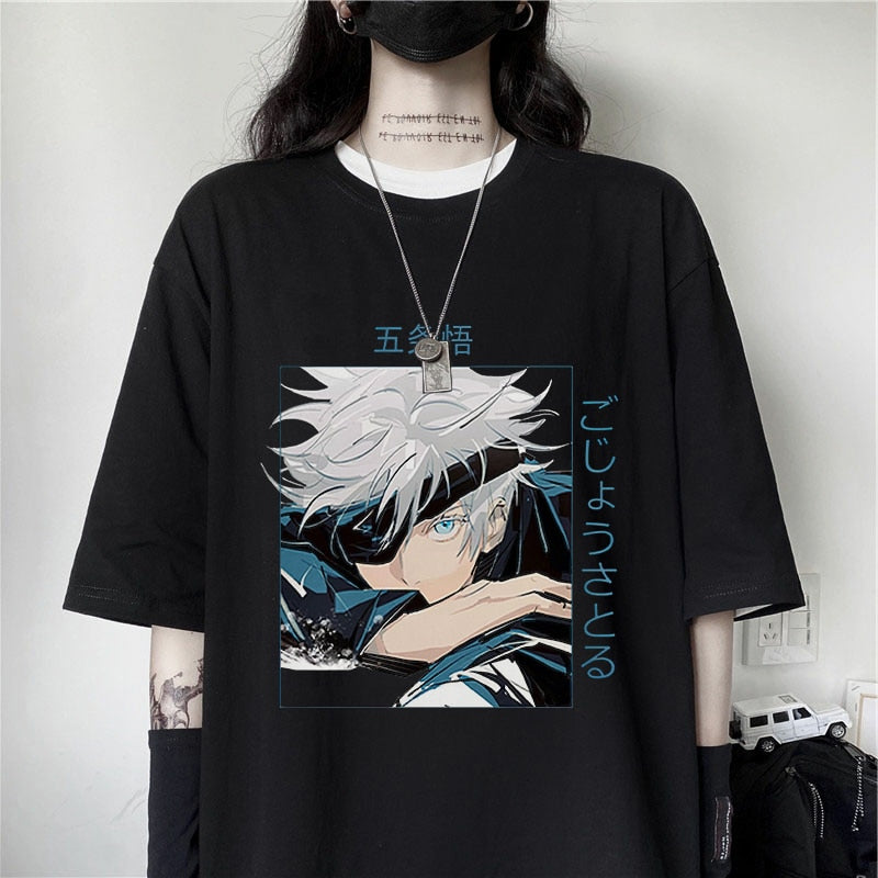 Camisa Exclusiva Satoru Gojo Mangá