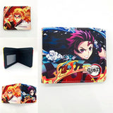 Anime Cartoon Demon Slayer Uzui Tengen Agatsuma Zenitsu Tokitou Muichirou Tomioka Giyuu Kamado Tanjirou Wallet Purse Wallets, everythinganimee