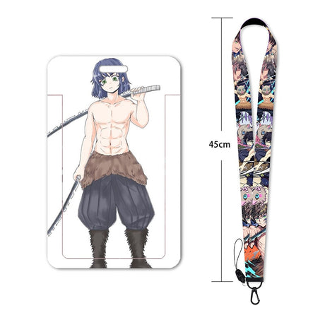 New Anime Demon Slayer Lanyards for Key Neck Strap For Card Badge Gym Key Chain Lanyard Key Holder DIY Hang Rope Keychain