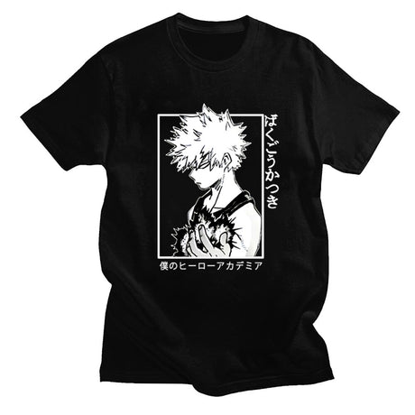 My Hero Academia T Shirt Japanese Anime Himiko Toga Graphic T-shirt Kawaii Cartoon Tshirt Streetwear Summer Cotton Short Sleeve, everythinganimee