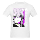 Fashion Leisure Hololive VTuber Nekomata Okayu T-shirt Harajuku Streetwear 100% Cotton Graphics Tshirt Brands Tee Tops, everythinanimee