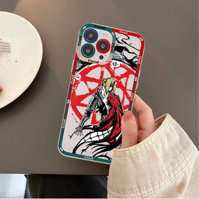 Fullmetal Alchemist Phone Case for iPhone 11 12 13 Mini Pro Max 14 Pro Max Case shell, everythinganimee