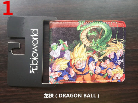 Dragon Ball PU Cartoon Wallet Personalized Fashion Collection Gifts Teenage Students Boys Girls Short Coin Purse Birthday Gift,everythinganimee