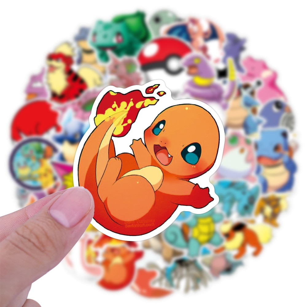 Pokemon Stickers, 4 styles in a 50 pack