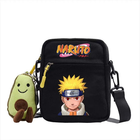 Hot Naruto Anime Figure Print Small Square Bag Children Shoulder Diagonal Bags Men Women's Backpack Christmas Gifts, everythinganimee