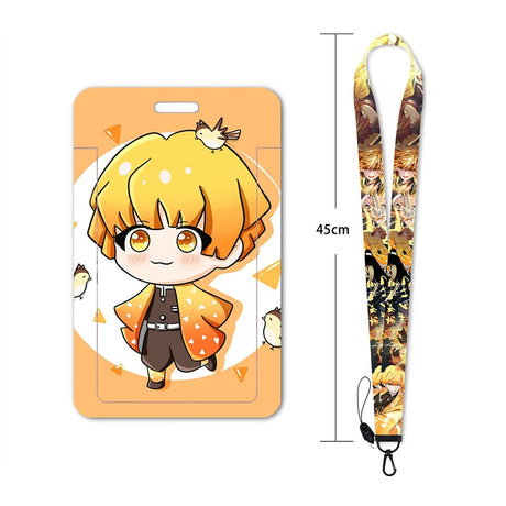 New Anime Demon Slayer Lanyards for Key Neck Strap For Card Badge Gym Key Chain Lanyard Key Holder DIY Hang Rope Keychain