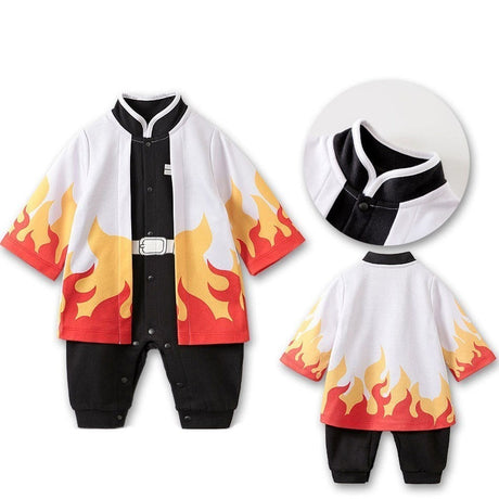 Anime Baby Clothes Newborn Boy Girl Rompers Infant Akatsuki Frieza Vegeta Luffy Cotton Jumpsuit Kids Cosplay Birthday Costume , everythinganimee