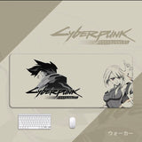 Anime Cyberpunk mouse pad new game mousepad edge walker mouse pad game accessories mats office computer keyboard desk mat Color Edge, everythinganimee