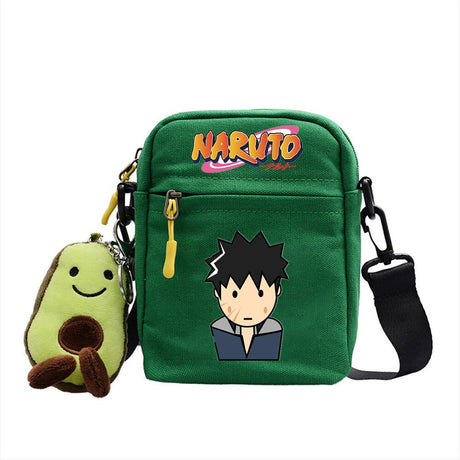 Hot Naruto Anime Figure Print Small Square Bag Children Shoulder Diagonal Bags Men Women's Backpack Christmas Gifts, everythinganimee