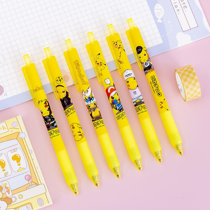 Pokemon 0.5mm Gel Pen (6 Pack)