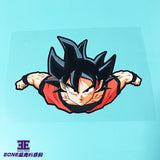 Anime Dragon Ball Z/GT/Super Car Sticker GokuVegeta Super Saiyan Lightning Reflective Holographic Waterproof Sticker Pull Flower , everythinganimee