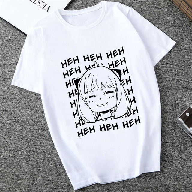 Unisex Spy X Family Tshirt Men Kawaii Cartoon Anya Tee Shirt Tops Japanese Anime T-shirt Harajuku Graphic T Shirt Female 90s, everythinganimee