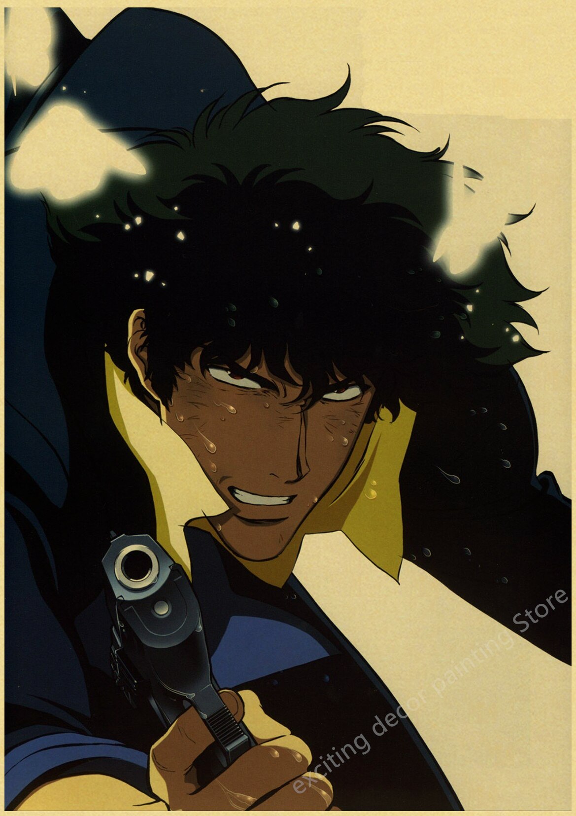 Hot Japan Anime Cowboy Bebop Posters Retro Kraft Paper Vintage Room Home Bar Cafe Decor Gift Print Aesthetic Art Wall Paintings